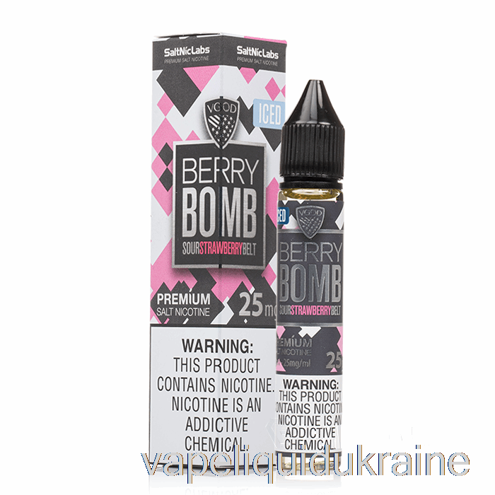 Vape Ukraine Iced Berry Bomb - VGOD Salts - 30mL 25mg